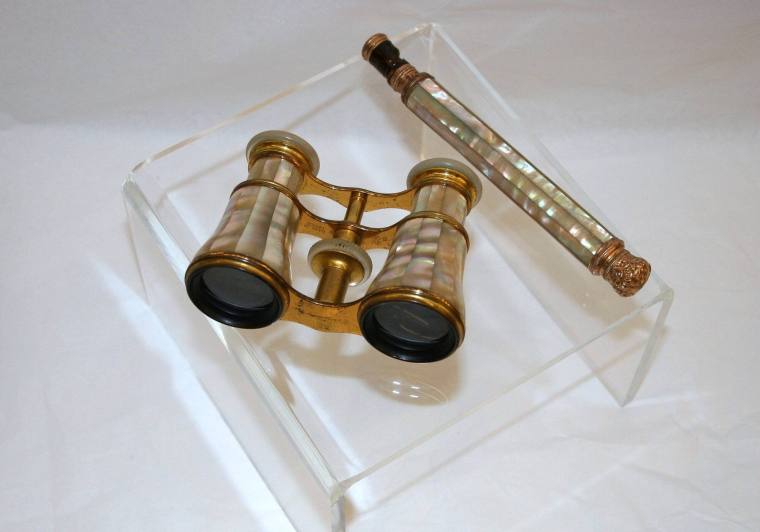 Opera Glasses and Holder