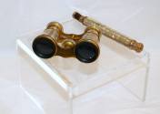 Opera Glasses and Holder