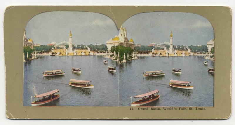 Stereoview of 1904 World's Fair