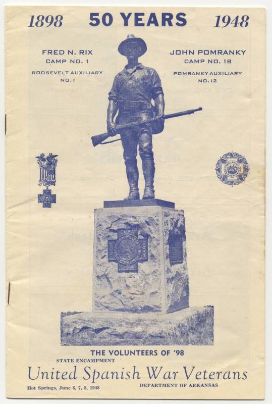 Spanish War Veterans Pamphlet