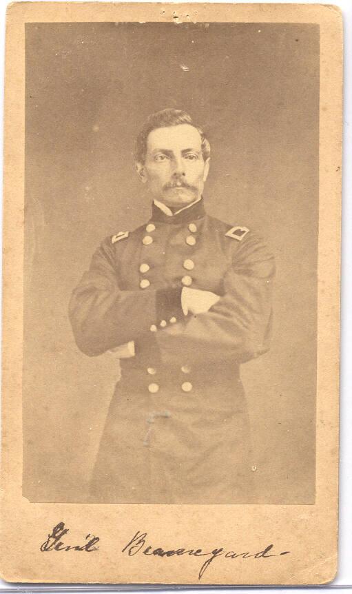 Carte de Visite, Gen. Beauregard