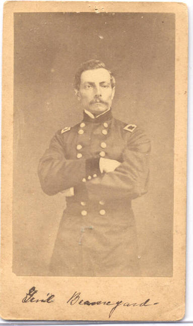 Carte de Visite, Gen. Beauregard