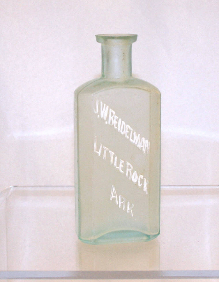 Medicine Bottle - J.W. Beidelman, Little Rock