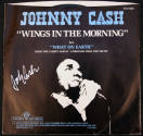 Autographed Johnny Cash Album and Cover