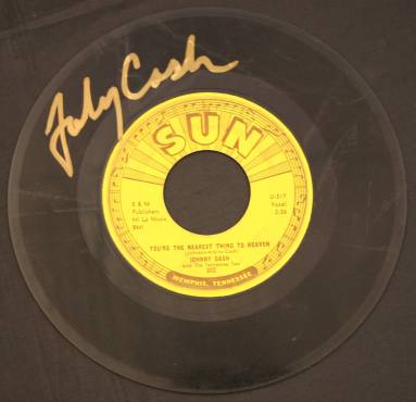 Autographed Johnny Cash Album