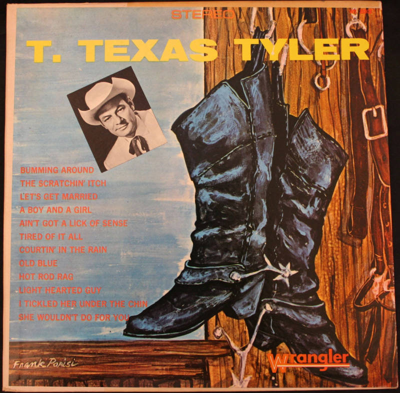 T. Texas Tyler Album and Cover