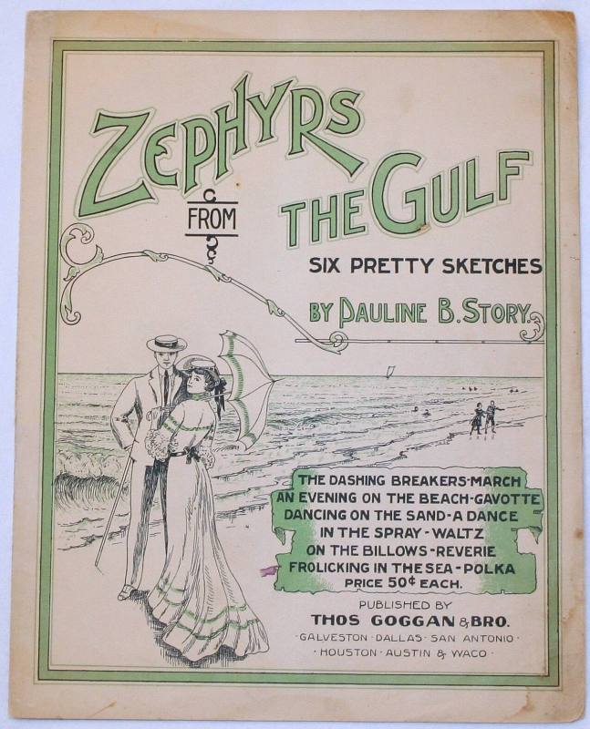 Sheet Music - Zephyrs From the Gulf, Six Pretty Sketches