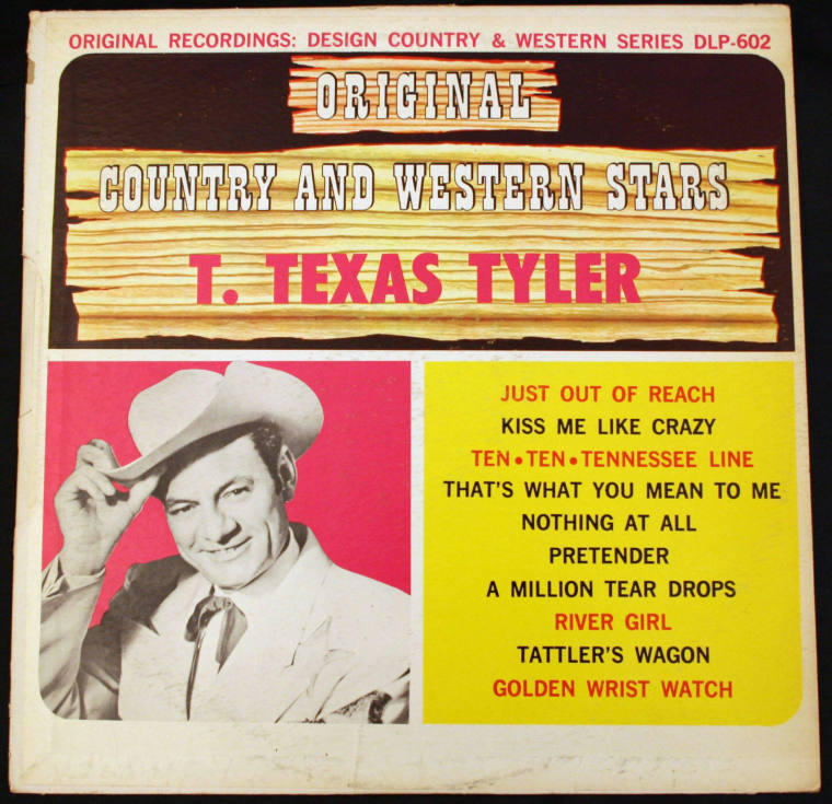T. Texas Tyler Album and Cover