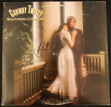 Autographed Conway Twitty Album & Cover