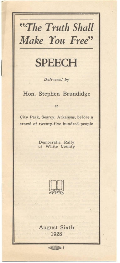 Booklet: "The Truth Shall Set You Free"