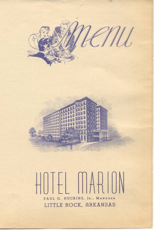 Hotel Marion Menu