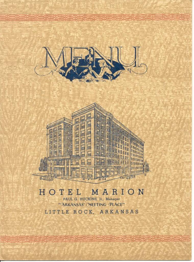 Hotel Marion Menu