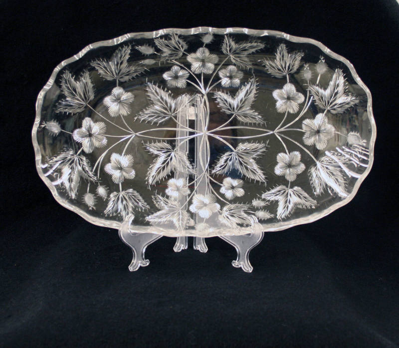 Cut Glass Serving Tray