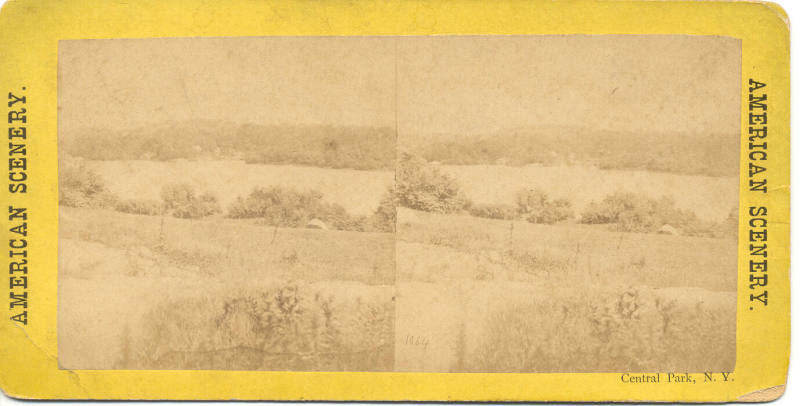 Stereoview of New York City's Central Park