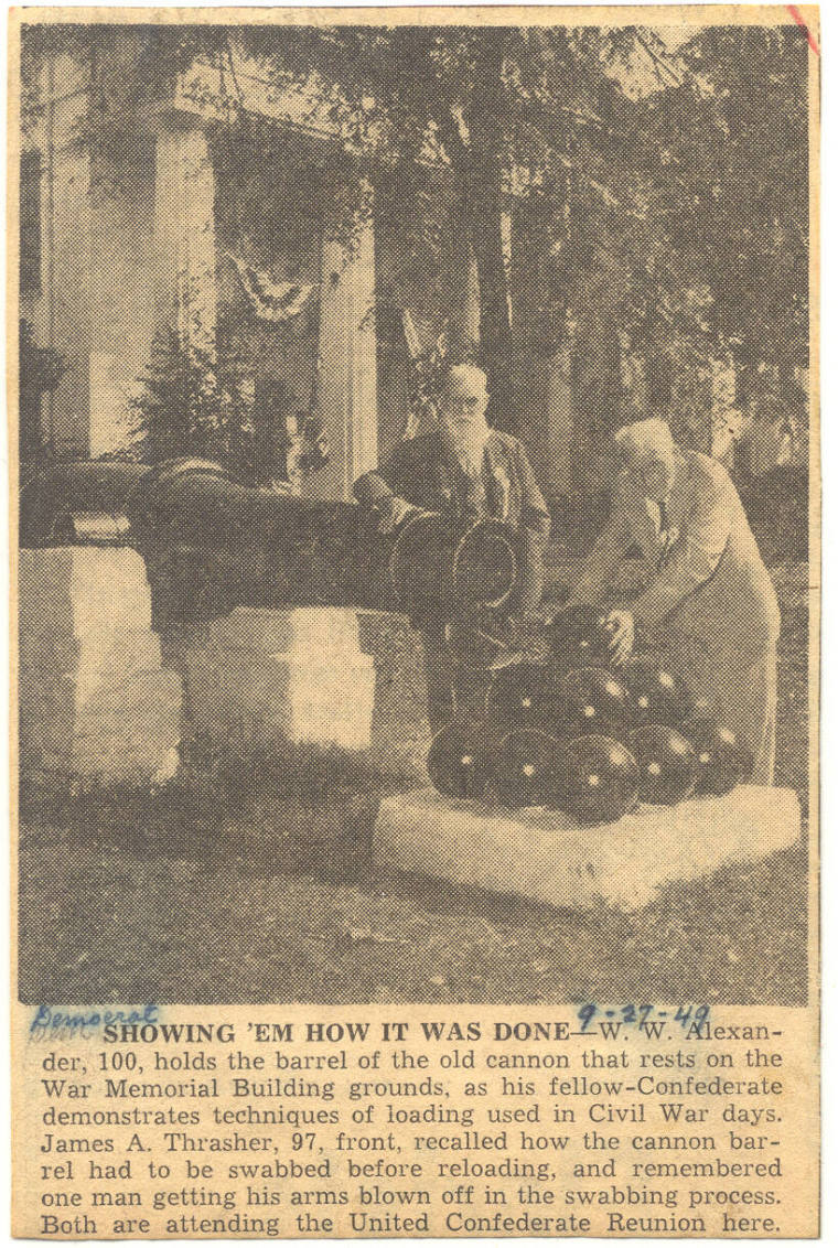 1949 UCV Reunion Newspaper Photo