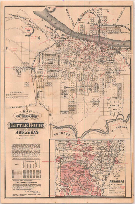 Map of Little Rock