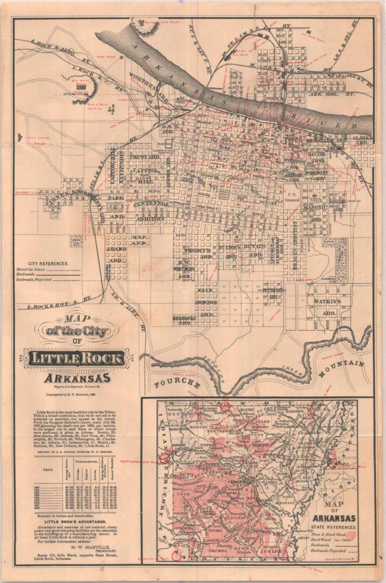 Map of Little Rock