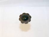 Green stone broach