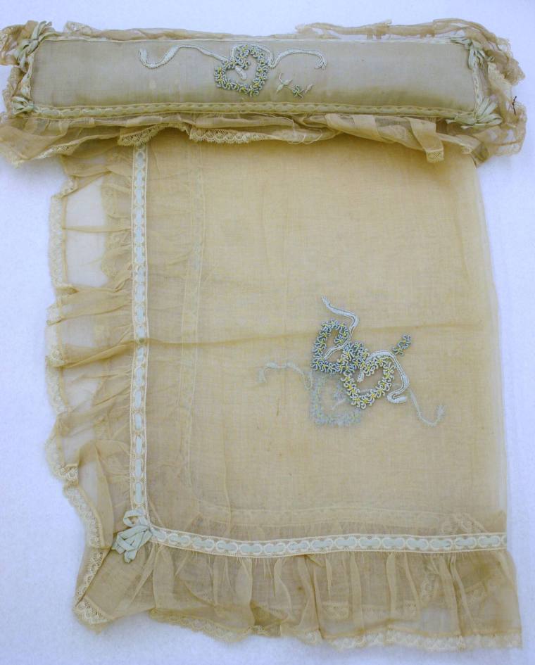 Pillow, Anne Brough boudoir set