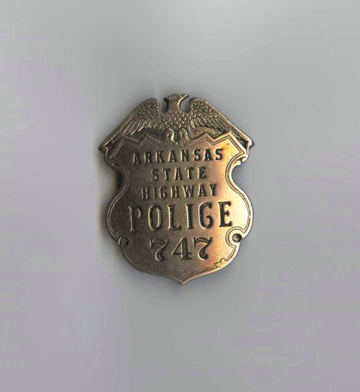 Badge, Arkansas State Highway Police