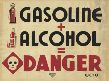 Poster, W.C.T.U. Gasoline