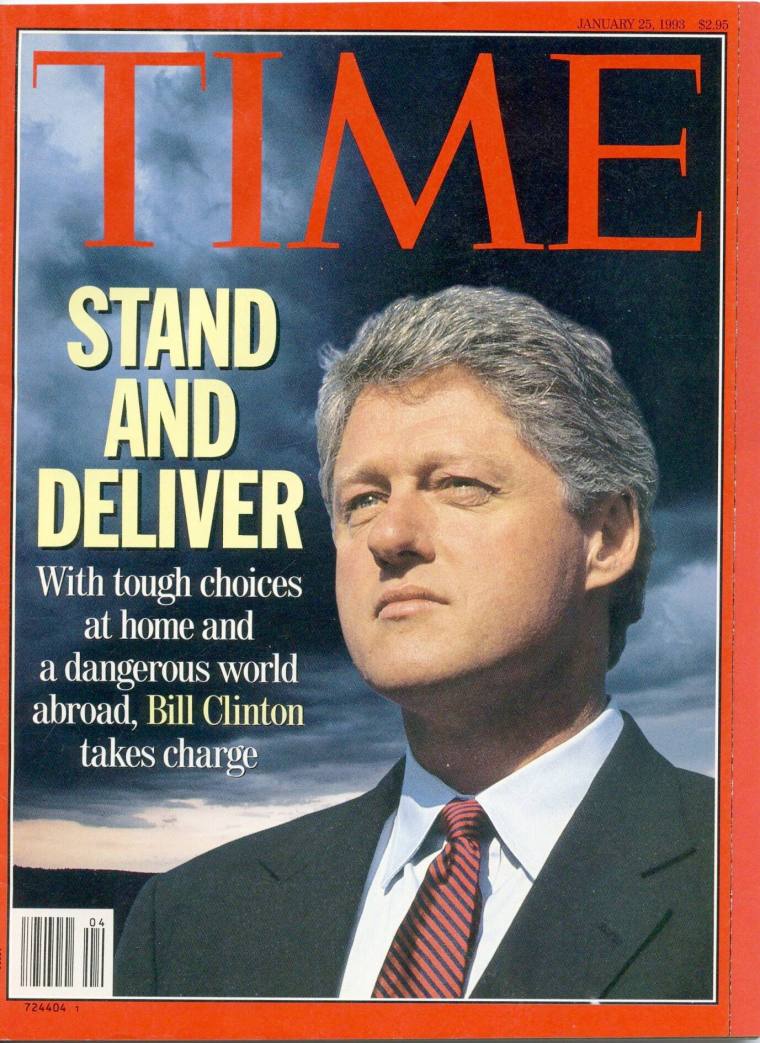 magazine Time Clinton