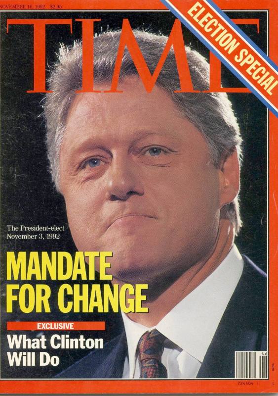 Magazine, Time, Clinton