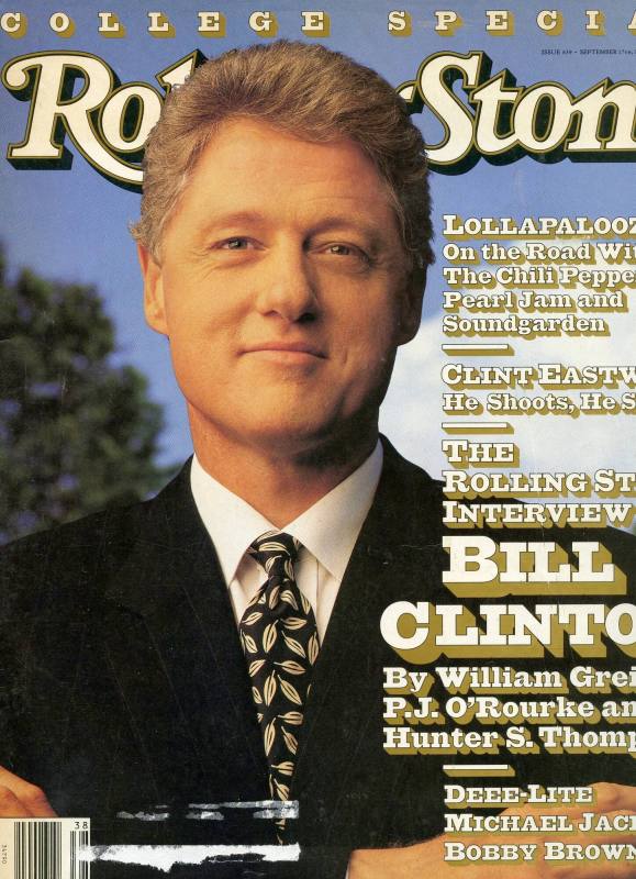 Magazine, Rolling Stone, Clinton