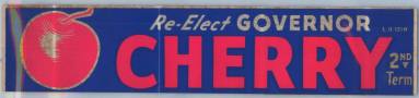 Sticker, Bumper - Governor Francis Cherry