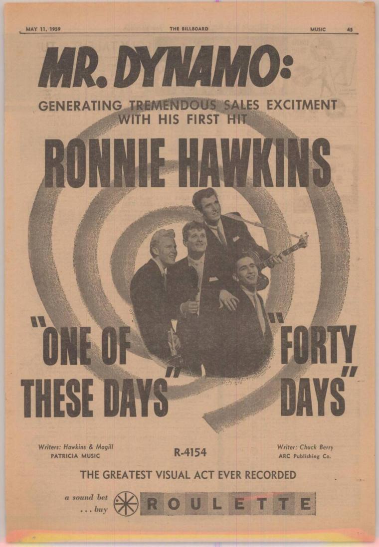 Ad, Ronnie Hawkins