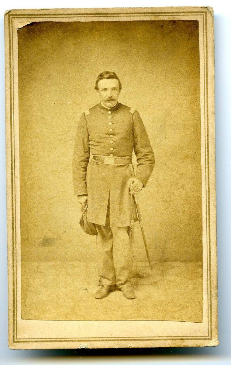 Carte de Visite, Lt. Charles Stork