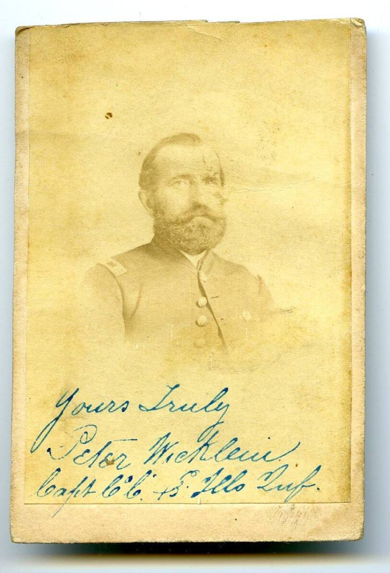 Carte de Visite, Cpt. Peter Wicklein