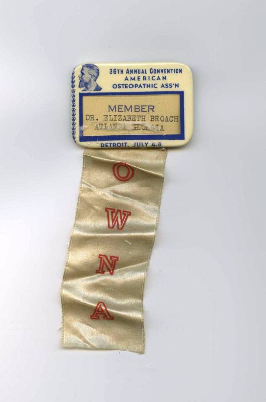 Pin, A.O.A. Convention