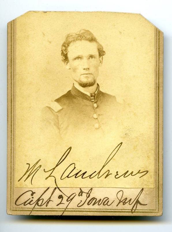 Carte de Visite, Cpt. M.L. Andrews