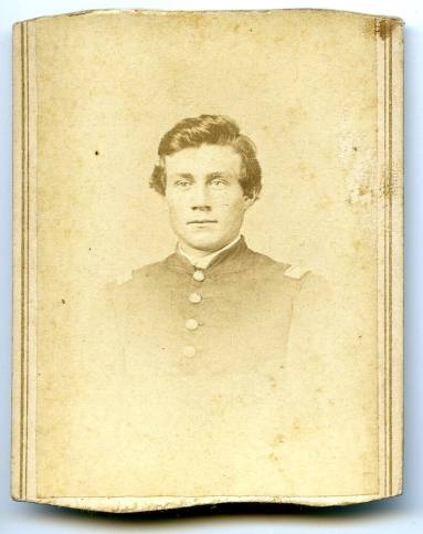 Carte de Visite, Lt. F.W. Burger