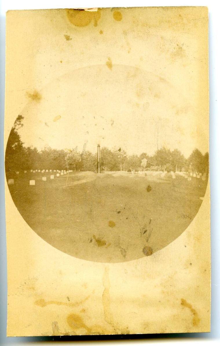 Carte de Visite, National Cemetery, Corinth