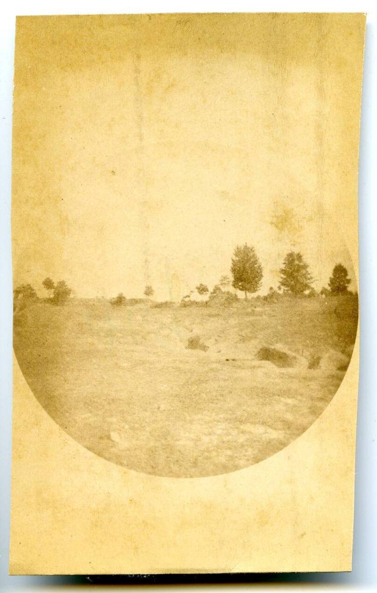 Carte de Visite, Site of Battery Robinett, Corinth