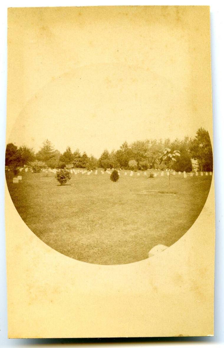 Carte de Visite, National Cemetery, Corinth