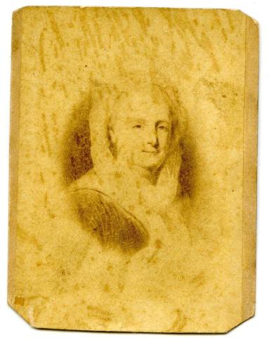 Carte de Visite, Martha Washington