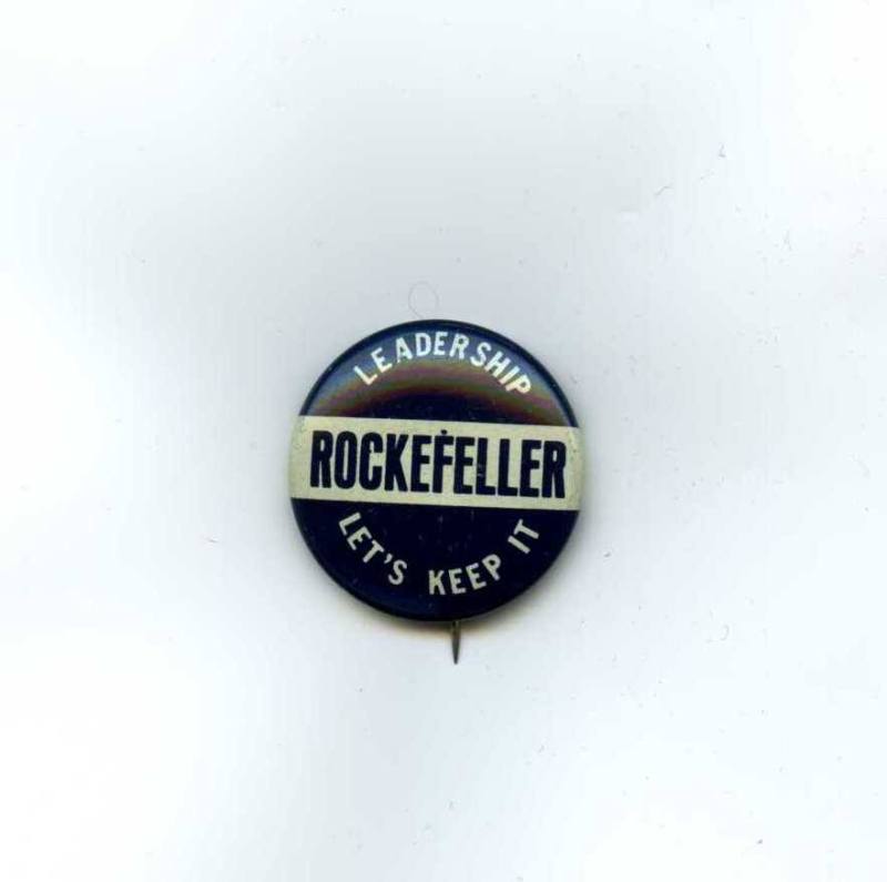 Pin, Campaign - Winthrop Rockefeller Gubernatorial