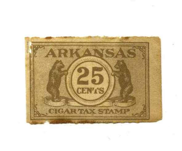 Stamp, Arkansas Cigar Tax