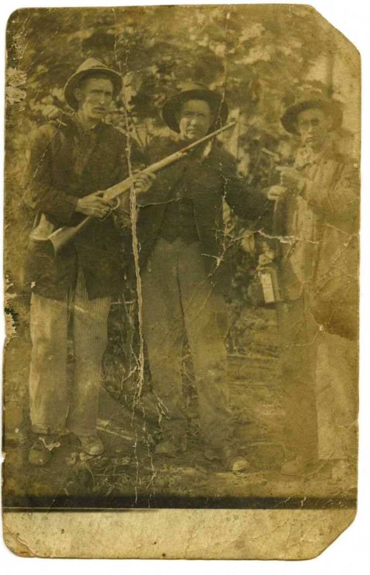 Photograph, Constable Hatley & two men