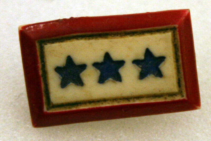 Pin, Blue Stars - George Fisher Collection