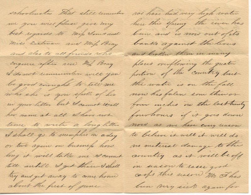 Letter, from J.M. Bliss to his parents