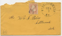 Envelope, from Calvin Bliss to William Bliss