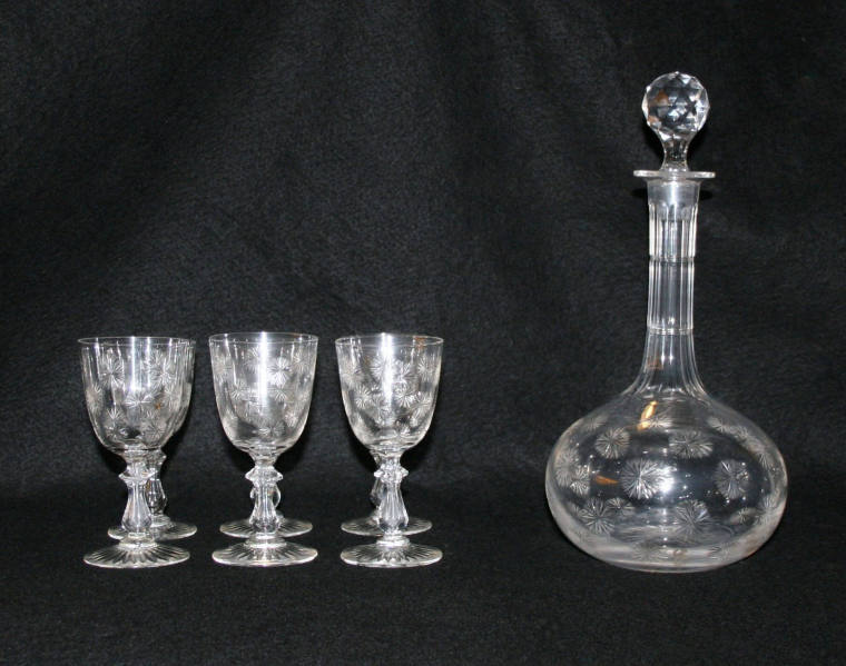 Decanter and Wine Glasses