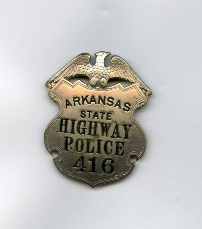 Badge, Arkansas State Highway Police