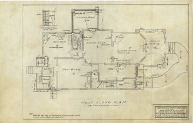 Drawings, Thompson Architectural - Bettie Alexander House, Little Rock