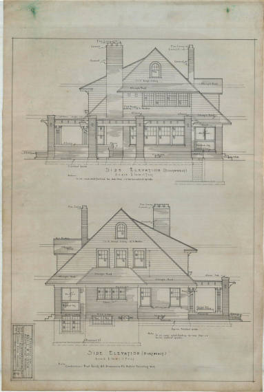 Drawing, Thompson Architectural - L.M. Gibson, Walnut Ridge