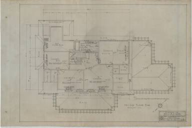 Drawing, Thompson Architectural - L.M. Gibson, Walnut Ridge